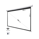 ELECTRICAL SCREEN 365x270cm WITH RF REMOTE