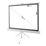 PORTABLE TRIPOD SCREEN 70x70"(180x180cm)