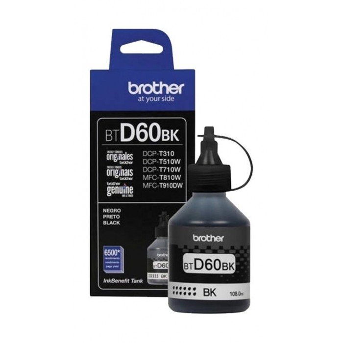 Brother BTD60BK Ink Bottle - Black Brother BTD60BK Ink Bottle - Black Brother BTD60BK Ink Bottle - Black