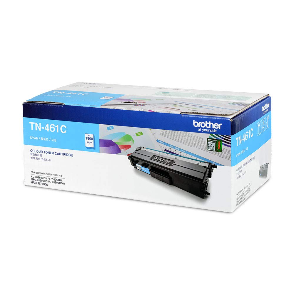 Brother TN-461C Standard Yield Ink Printer Toner Cartridge - Cyan