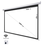 ELECTRICAL SCREEN 244x180cm WITH RF REMOTE