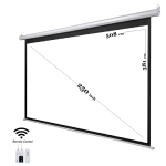 ELECTRICAL SCREEN 508x381cm WITH RF REMOTE