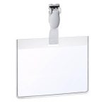 Fellowes SECURITY BADGE 90X60MM MET CLIP (50_PK)