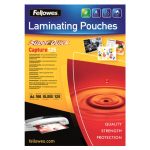 Fellowes SUPERQUICK LAM. HOES A4 125MIC 100PK