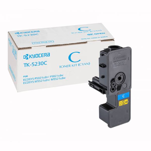 Kyocera High Yield Toner TK-5230C for M5521 P5021 Series- Yield - 2200