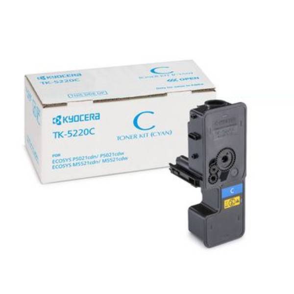 Kyocera Toner TK-5220C for M5521 _ P5021 Series- Yield - 1200