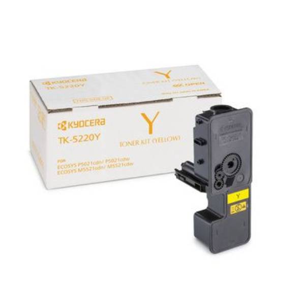 Kyocera Toner TK-5220Y for M5521 P5021 Series- Yield - 1200