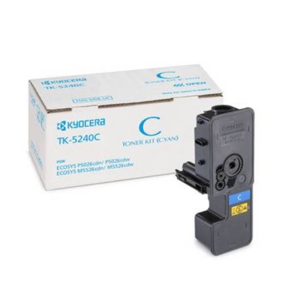 Kyocera Toner TK-5240C for M5526 P5026 Series- Yield - 3000