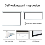 MANUAL AUTO-LOCK WALL SCREEN 70x70"(180x180cm) - Image 3