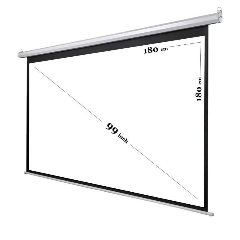 MANUAL AUTO-LOCK WALL SCREEN- 70x70-180x180cm