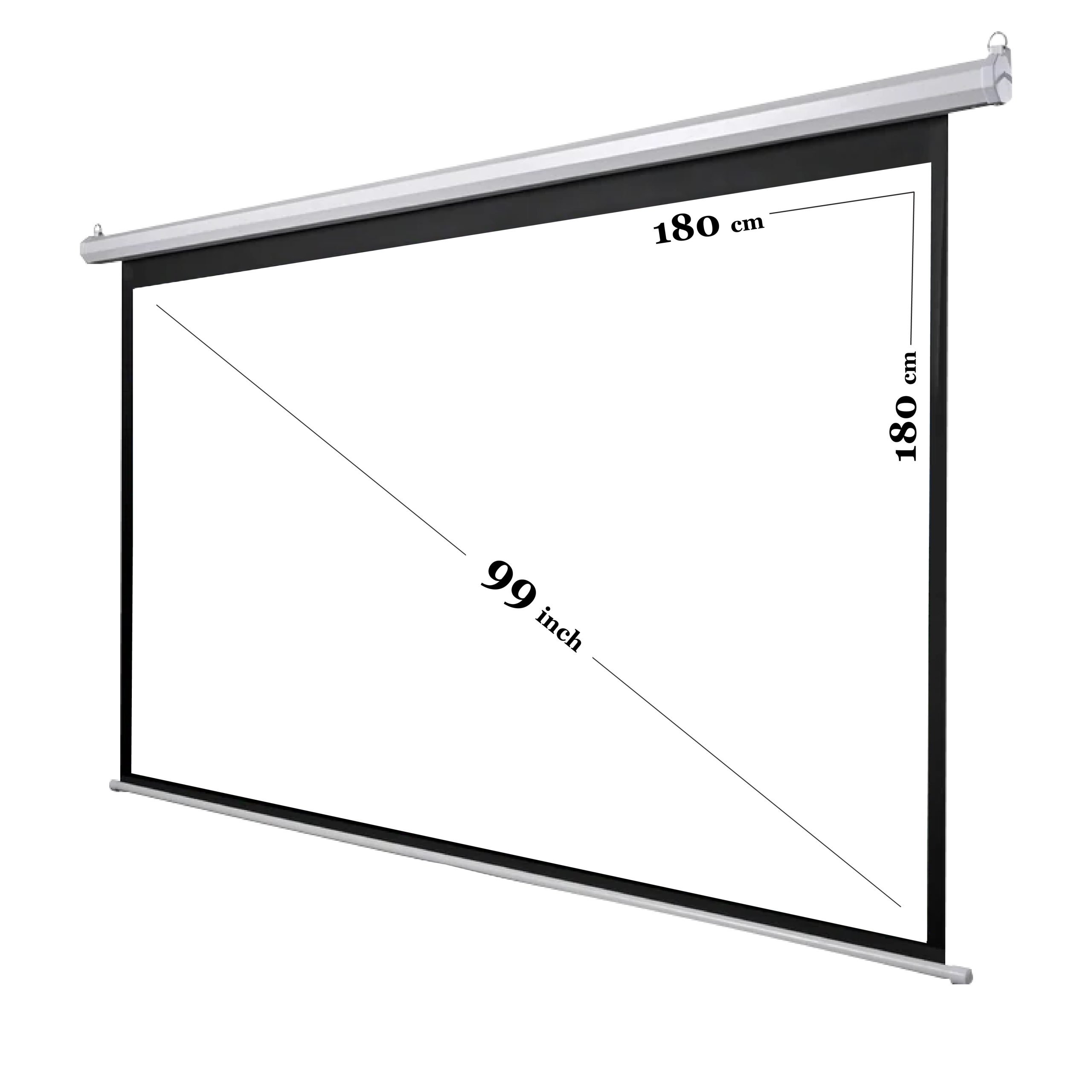 MANUAL AUTO-LOCK WALL SCREEN- 70x70-180x180cm