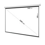 MANUAL AUTO-LOCK WALL SCREEN- 96×72-240x180cm