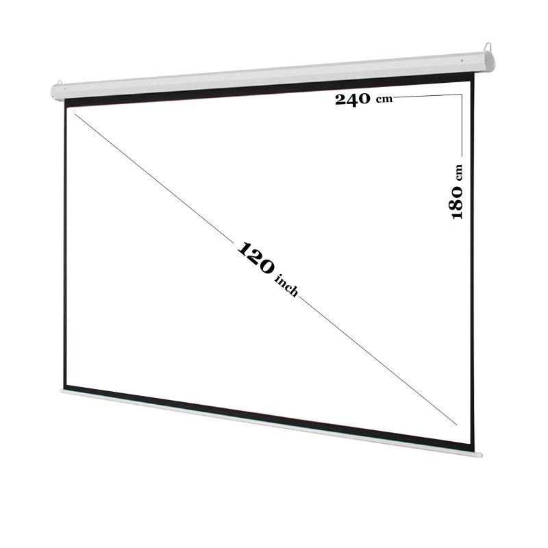 MANUAL AUTO-LOCK WALL SCREEN- 96×72-240x180cm