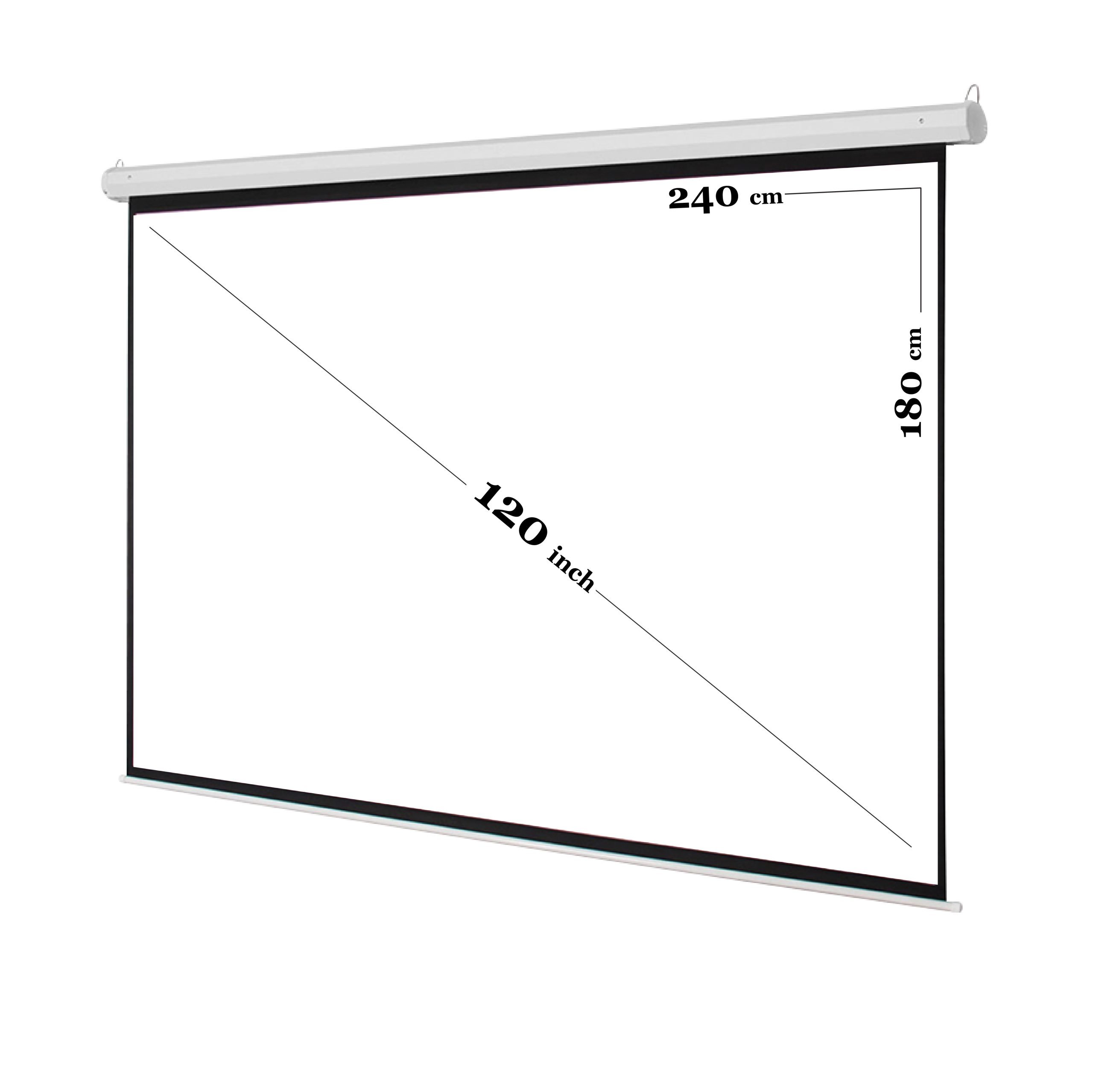 MANUAL AUTO-LOCK WALL SCREEN- 96×72-240x180cm