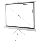 PORTABLE TRIPOD SCREEN 80x80"(200x200cm)