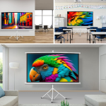 PORTABLE TRIPOD SCREEN 70x70"(180x180cm) - Image 4