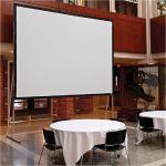 Fast-Fold Screen - White Video Fabric 150 ″ (4:3) - Image 4