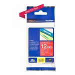 TZE-435 TAPE CASS.12mm (TZE-435  WHITE/RED)