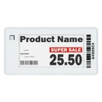 ZKDIGIMAX Electronic shelf label DG04-A2F21 2.13" 3 Colors